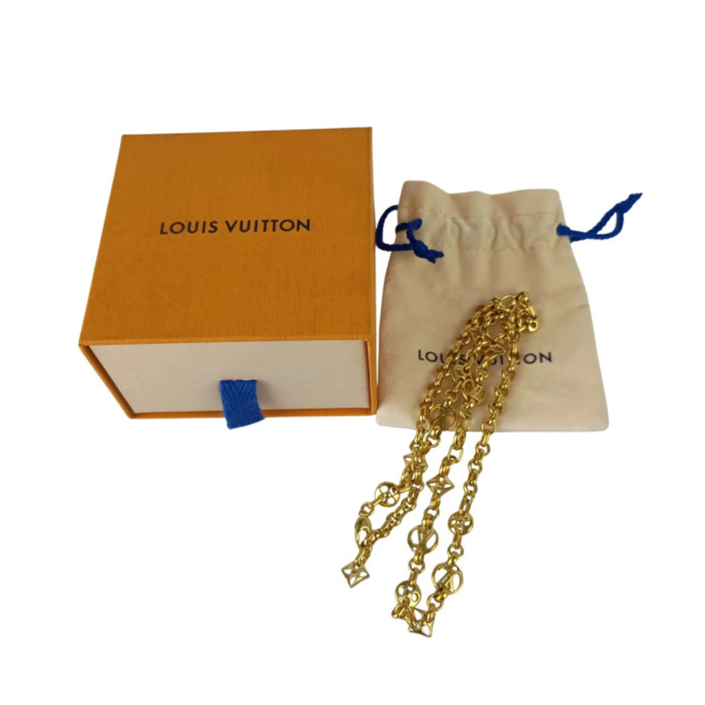 LOUIS VUITTON Gold Necklace - Picture 6 of 6